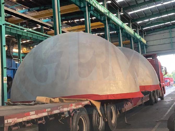 Customized Pressure Vessel Dished Head / Spherical Tank Shell
