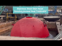 ASME BV PED ISO Certificated Hemispherical Head 3800mm Diameter 50mm Thickness