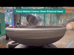 Thick-walled carbon steel elliptical head
