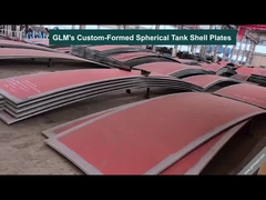 Custom ASME Certified SA-516 Gr.70 Steel Spherical LPG Tanks