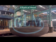 Customized 2000MM 20MM 2 To 1 Metal Steel Pipe Fitting Elliptical Tank Head Dimensions