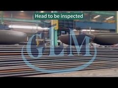 Customized Q235 Q345 Torispherical Dished Head Pressure Vessel For Pipe Sealing 100mm