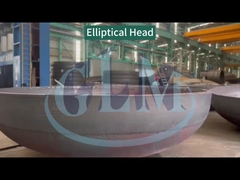 Customized Boiler Elliptical Dish Head Carbon Steel Material About 10% Reduction Ratio