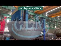 The key step in groove processing for a 4-meter hemispherical head! 