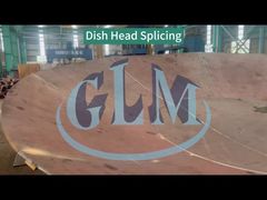 Customized large dished heads with no upper limit on size