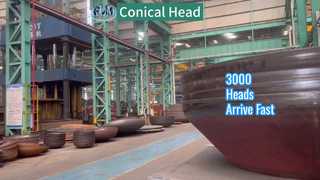 3000*24 conical heads customized by the customer