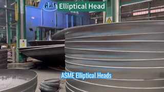 The 2438*12 elliptical heads strictly comply with ASME BPVC Section VIII standards.