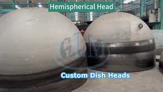 Hemispherical heads commonly used in chemical, power, pharmaceutical, and energy industries.