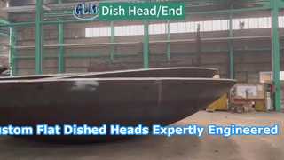 High-quality, large-diameter, thick-walled dished head produced via incremental spinning.