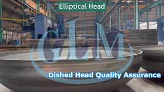 Precisely measure the dimensions of the elliptical end caps to ensure quality.