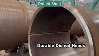 Precise cutting of the rolled shell, smooth bevel, uniform curvature