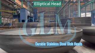 The formed elliptical head then enters the finishing process.