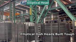 Elliptical heads covering the full diameter range of DN150-DN8000