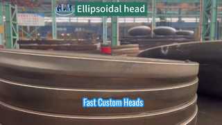 Customized elliptical heads: mature production process and professional technical team