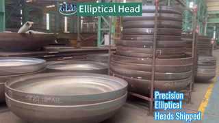 Iranian Order Ready to Ship 1800×12 SA516 Gr70N Elliptical Head