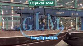 Hardcore spinning process forging large-size elliptical heads