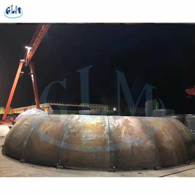 8600mm Diameter Conical Tank Head Dish Head For Tank Fabrication