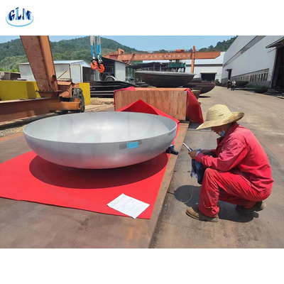 Stainless Steel Hemispherical Elliptical Dished End Heads For Agitators