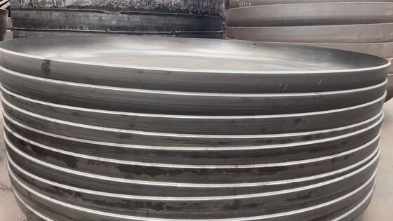Polished Finish Corrosion Resistant Torispherical Dished Head with Welding Connection for Pressure Vessels