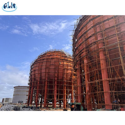 Large Spherical Storage Tanks Suitable For Storing Pressure Media Such As Liquefied Petroleum Gas, Ethylene, Propane, And Ammonia.