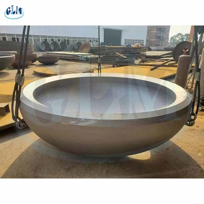89MM 100MM Hot Pressing Semi Elliptical Head ASME Pressure Vessel Dome Ends