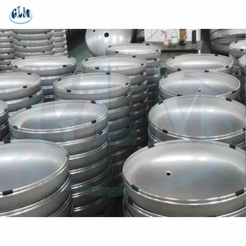 SS304 ASME 5000MM 40in Metal Tank End Caps Elliptical Dish End For Pipe