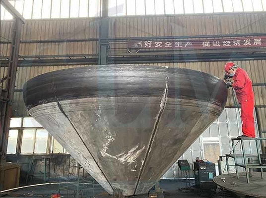 CHA(60º) Stainless Steel Conical Tank Heads Length 50-1000mm
