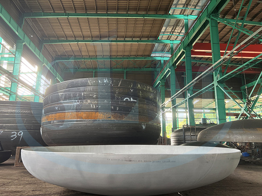 Stainless Steel 304L Torispherical Dish Head 4200mm Diameter 14mm Thickness