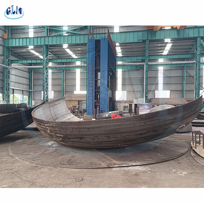 40mm Thickness Carbon Steel Ellipsoidal Dish Head 2:1 Elliptical Head With 8000mm Diameter