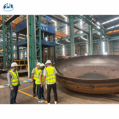 SA 516 Gr.60N+SS316L Clad plate  2:1 Ellipsoidal Dish Ends