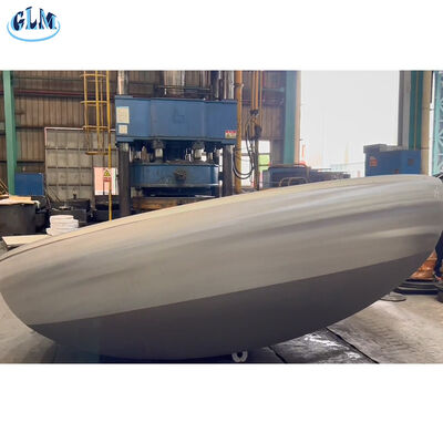 Large-diameter Carbon Steel Elliptical Heads For Pressure Vessels, Suitable For Industrial Storage Tanks And Equipment Applications.