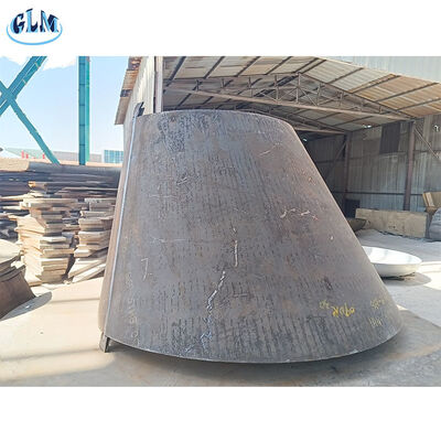 Carbon Steel Eccentric Oblique Conical Tank Head with Flow Guidance for Pressure Reduction
