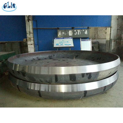 50mm Thick Flat Dished Head with Hot Pressing Technology and ASME Code Compliance for Pressure Vessels