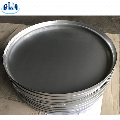 300mm 2mm Flat Dished Head For Pressure Vessel Sand Blasting