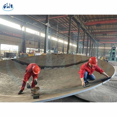 Custom Larger Carbon Steel Spherical Dish Head, Reactors Dished heads