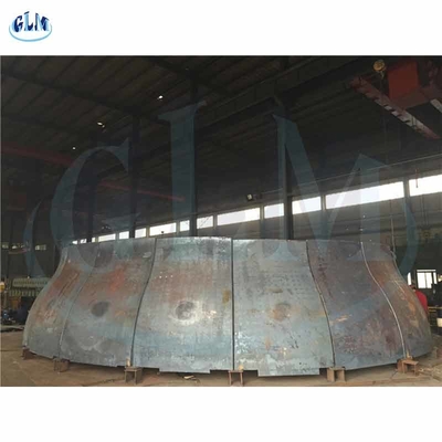 SA516 GR60 Pressure Vessel End Cap Pipe Fittings Conical Dish Head 300mm