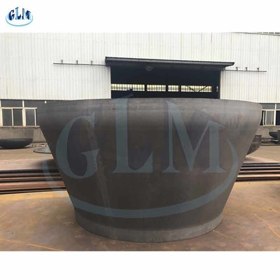 3000MM PED Cone Head Asme Ellipsoidal Head Dimensions Dish Ends For Pressure Vessel