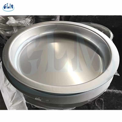 LN2 Q235 Tank Flat Dished Head Carbon Steel  89mm 100MM