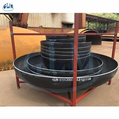 Carbon Steel Asme Torispherical Dished Head 600mm To 4000mm Diameter For Pressure Vessel