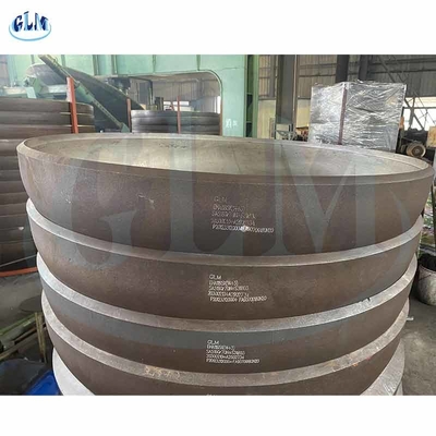 Q235 89mm 100mm Torispherical Carbon Steel Semi Elliptical Head For Pipe Fittings