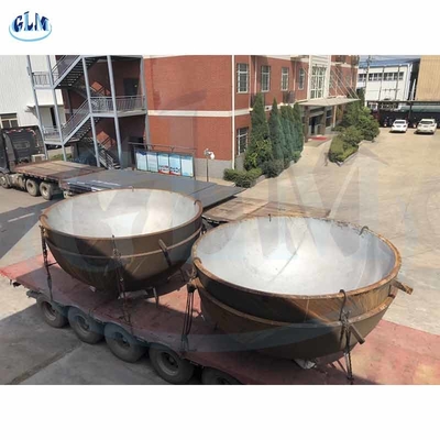 350mm Titanium Q235B Alloy Semi Elliptical Head Dish End Pressure Vessel