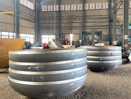 SS316L 2mm Asme Dished Ellipsoidal Dish End Dimensions Pressure Vessel  2 1