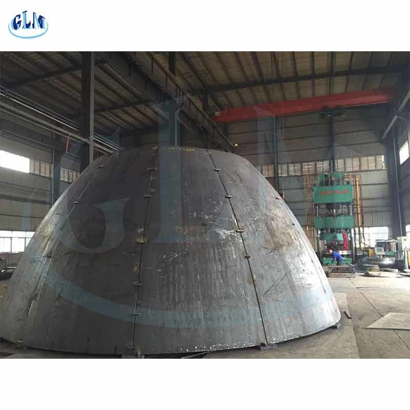 Black 36in Mild Steel Torispherical Dished Head Pressure Vessel Ends ...