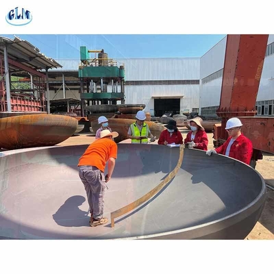 1828mm Diameter 14+3mm Thickness Cladded Dished Head Elliptical 2:1