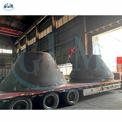 52mm Thick Carbon Steel Conical Heads for Shipping to Customer