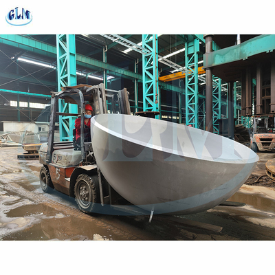 Carbon Steel Semi Hemispherical End Cap Diameter 3800mm Thickness 60mm