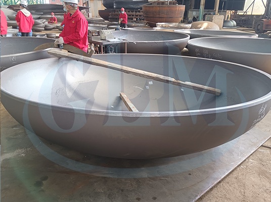 Cold Forming Elliptical Dish End Diameter 89-10000mm For Sanitary Construction