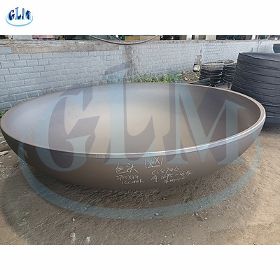 Carbon Steel 2:1 Elliptical Tank Head 2700mm Diameter 44mm Thickness
