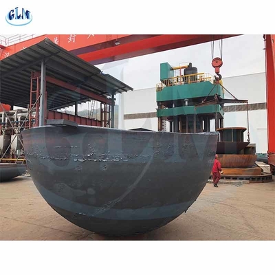 Diameter 4300mm Welded Large Metal Hemisphere for Pressure Vessel