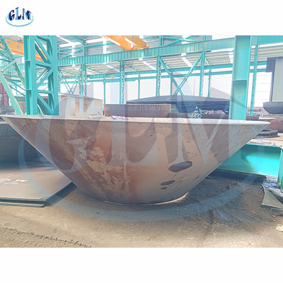 Customized Steel Cone Segment Tank Heads Normalized Heat Treatment